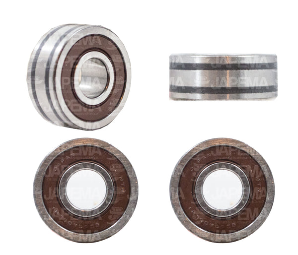 SKU2746 BALERO BOLA D.I. 10MM, D.E. 27MM, H 11MM CON TEFLON TAPA S.R.E. LADO DEL COLECTOR MARCA NTN ALTERNADOR NISSAN
