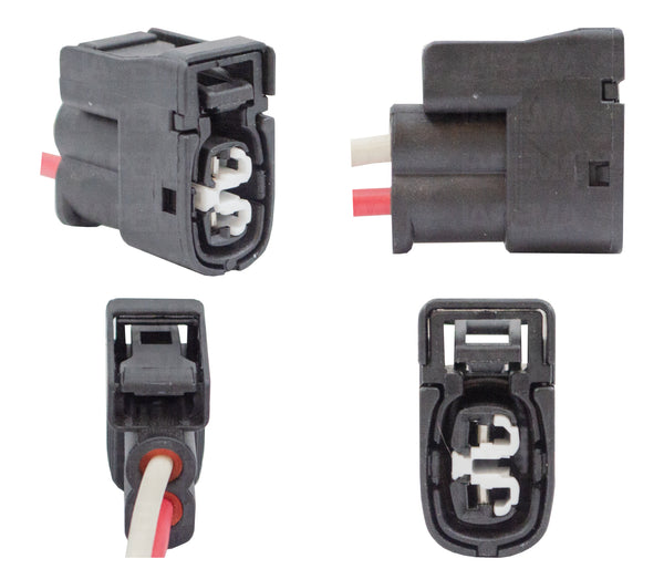SKU7065 CONECTOR / ARNES 2 TERMINALES BOBINA, VALVULA VVT MARCA JAPEMA