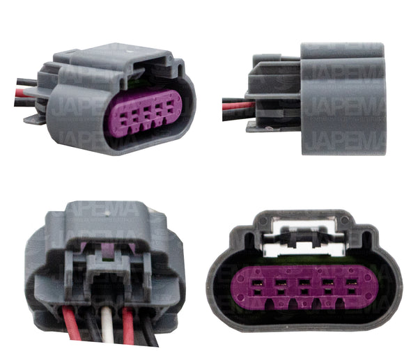 SKU10037 CONECTOR / ARNES 5 TERMINALES SENSOR MAF, LUCES TRASERAS MARCA JAPEMA