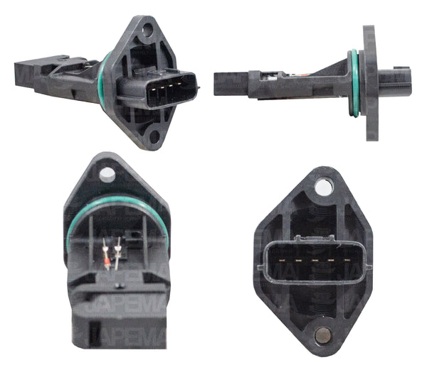 SKU12426 SENSOR MAF FLUJO DE AIRE 5 TERMINALES MARCA JAPEMA NISSAN MAXIMA, PATHFINER, SENTRA, XTRAIL