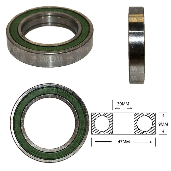 SKU28 BALERO BOLA D.I. 30MM, D.E. 47MM, H 9MM CAMPANA MARCA JAPEMA ARRANQUE MITSUBISHI