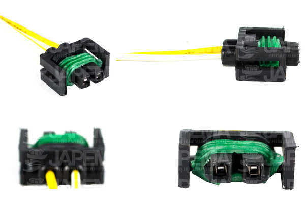 SKU9806 CONECTOR / ARNES 2 TERMINALES BOMBA DE GASOLINA VORTEC MARCA ECONOMICA