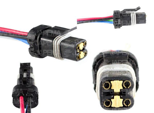 SKU6963 CONECTOR / ARNES 4 TERMINALES MARCA ECONOMICA