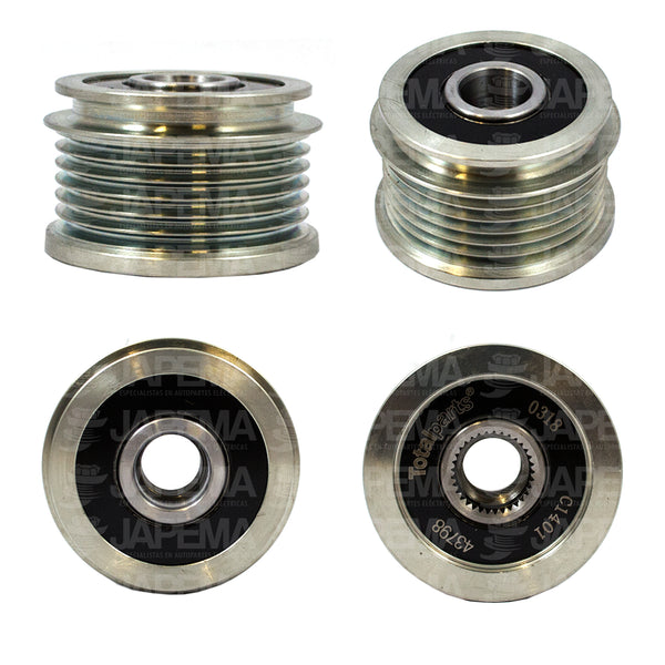SKU10553 POLEA CLUTCH ALTERNADOR BOSCH CW 6C MARCA JAPEMA