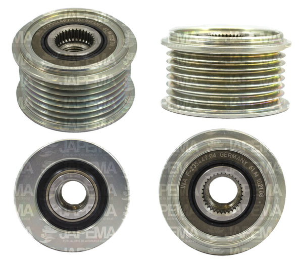 SKU8523 POLEA CLUTCH ALTERNADOR BOSCH CW 7C MARCA JAPEMA