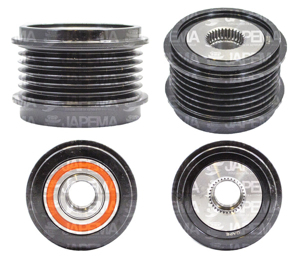 SKU12632 POLEA CLUTCH ALTERNADOR BOSCH CW 6C MARCA JAPEMA