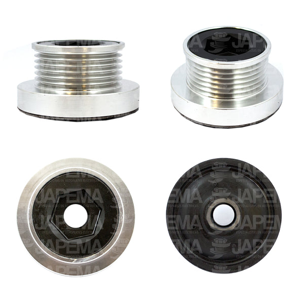 SKU5104 POLEA CLUTCH ALTERNADOR VALEO CW 6C MARCA ECONOMICA