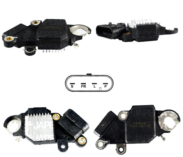 SKU3316 REGULADOR DELCO REFORZADO AD230, AD244 12V MARCA JAPEMA ASTRO, SILVERADO, SUBURBAN