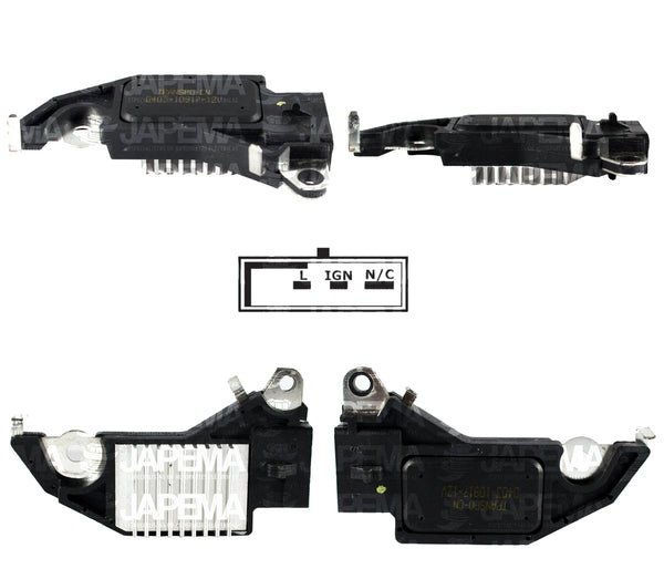 SKU3714 REGULADOR DELCO 12V MARCA JAPEMA LANOS, NUBIRA