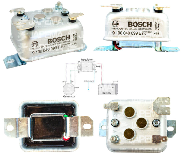 SKU1243 REGULADOR BOSCH 12V MARCA BOSCH