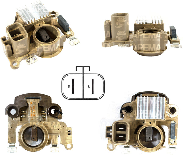 SKU3224 REGULADOR MITSUBISHI 12V MARCA JAPEMA