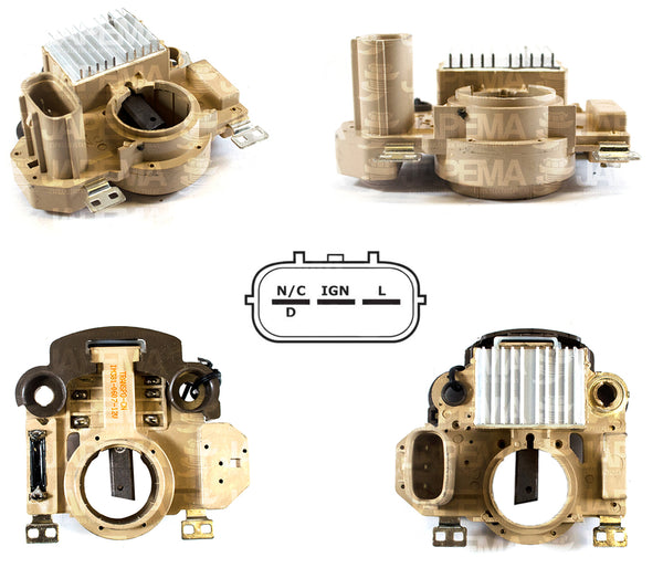 SKU2893 REGULADOR MITSUBISHI 12V MARCA JAPEMA CHEVROLET TRACKER, SUZUKI VITARA