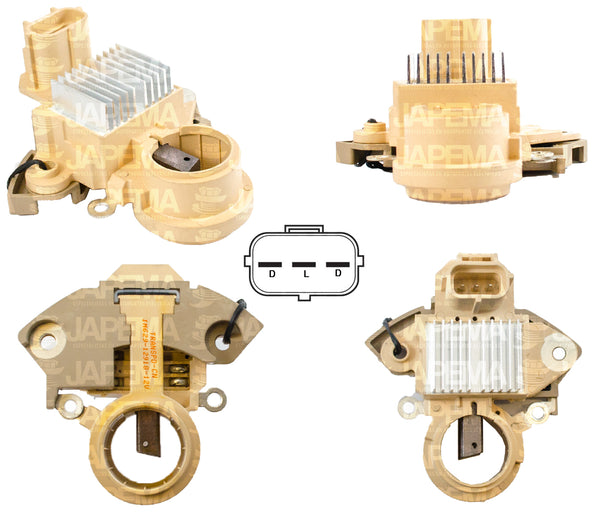 SKU13073 REGULADOR MITSUBISHI 12V, SISTEMA LIN, MARCA JAPEMA