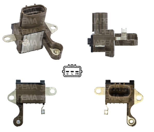 SKU3976 REGULADOR NIPPONDENSO 12V RVC VSET 14.4V MARCA JAPEMA HYUNDAI ELANTRA, SANTA FE, SONATA, TUCSON