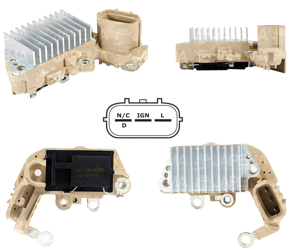 SKU7454 REGULADOR NIPPONDENSO 12V MARCA JAPEMA TOYOTA MONTACARGAS, BOBCAT MAQUINARIA