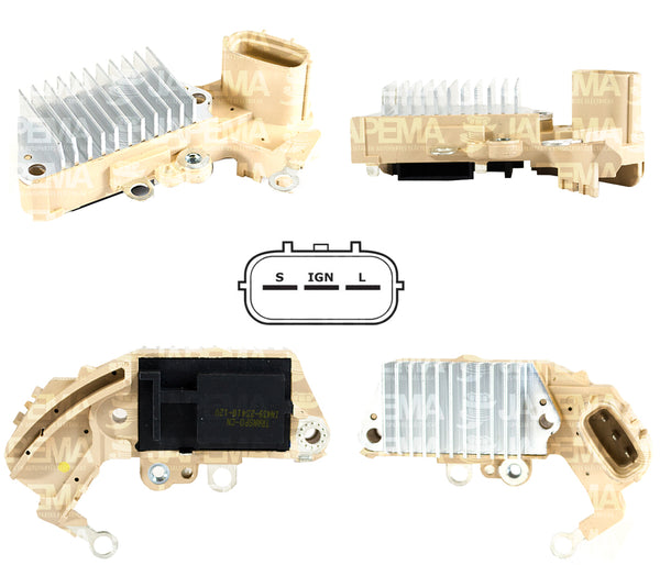 SKU1150 REGULADOR NIPPONDENSO 12V MARCA JAPEMA