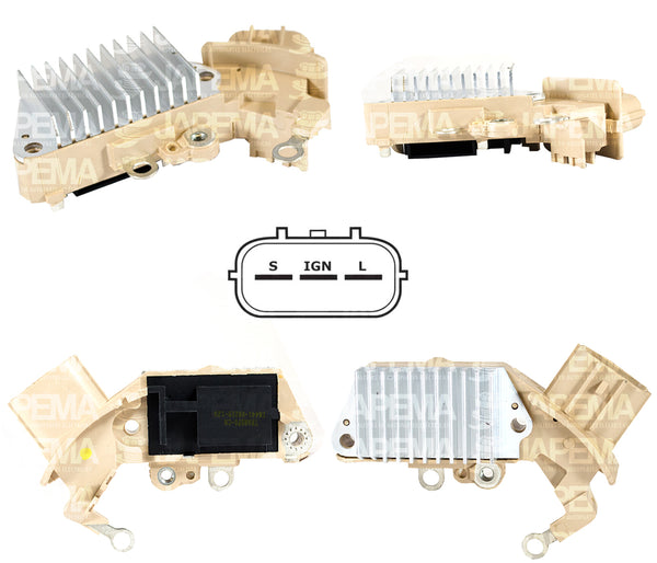 SKU1146 REGULADOR NIPPONDENSO 12V MARCA JAPEMA