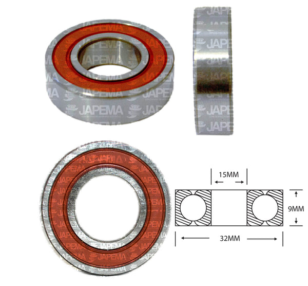 SKU10098 BALERO BOLA D.I. 15MM, D.E. 32MM, H. 9MM MARCA NTN ARMADURA MITSUBA, MITSUBISHI