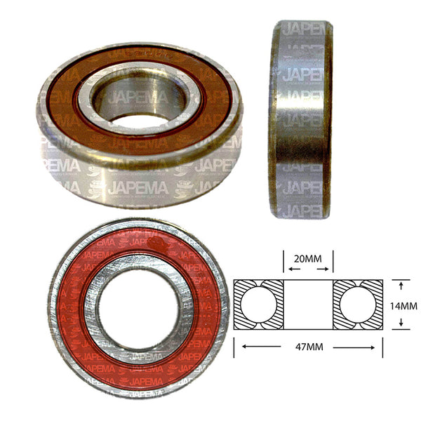 SKU2093 BALERO BOLA D.I. 20MM, D.E. 47MM, H 14MM ARMADURA MARCA JAPEMA DELCO 29MT, MITSUBISHI, NIKO