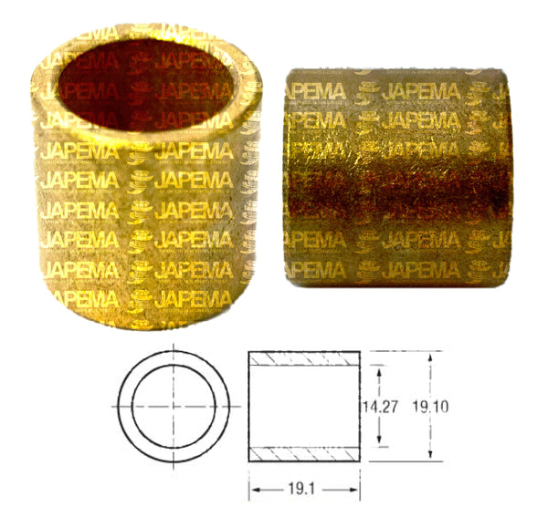 SKU2129 BUJE CAMPANA, TAPA DELCO 30, 35, 37, 41, 42MT 1X DD MARCA JAPEMA