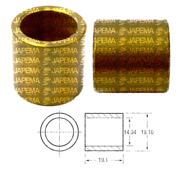 SKU2128 BUJE CAMPANA, TAPA DELCO 30MT, 35MT, 37MT, 41MT, 42MT DD STD MARCA JAPEMA