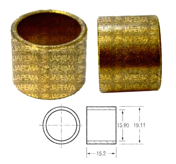 SKU2167 BUJE FORD 4.5IN DD 1X TAPA C.E. MARCA JAPEMA