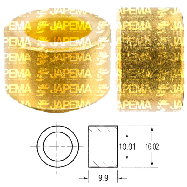 SKU12564 BUJE TAPA BOSCH 121, 122, 123, 124, 125, 126 PLGR MARCA JAPEMA