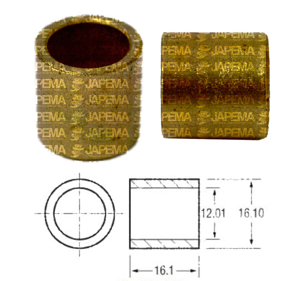 SKU2216 BUJE BOSCH 218, 310, 311, 314, 317 DD, PLGR CAMPANA D.E. MARCA JAPEMA