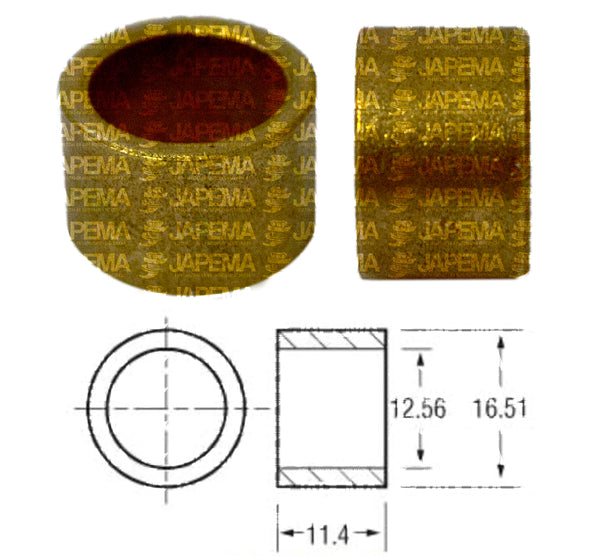 SKU2217 BUJE TAPA BOSCH 157, 203, 207, 208, 209, 211, 212, 310, 311 DD MARCA JAPEMA