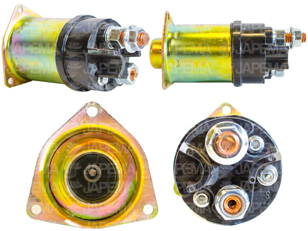 SKU2261 SOLENOIDE DELCO 37MT, 41MT DD 12V 3 TERMINALES MARCA JAPEMA