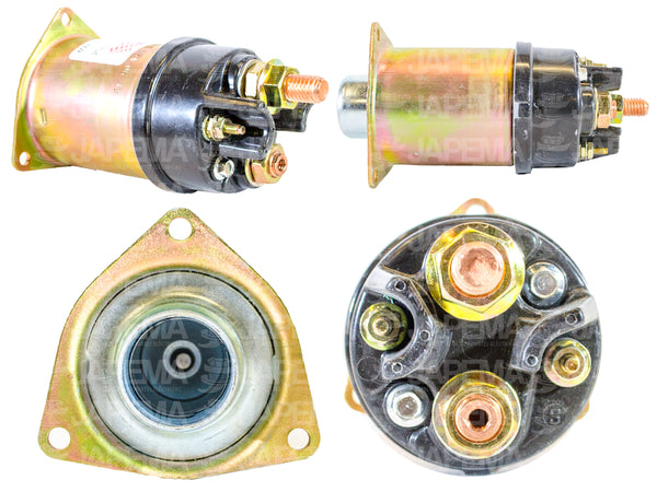 SKU2277 SOLENOIDE DELCO 37MT, 41MT, 42MT DD 12V 4 TERMINALES MARCA JAPEMA