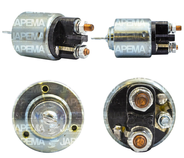 SKU5256 SOLENOIDE BOSCH 107, 110 PMGR 12V 3T MARCA JAPEMA