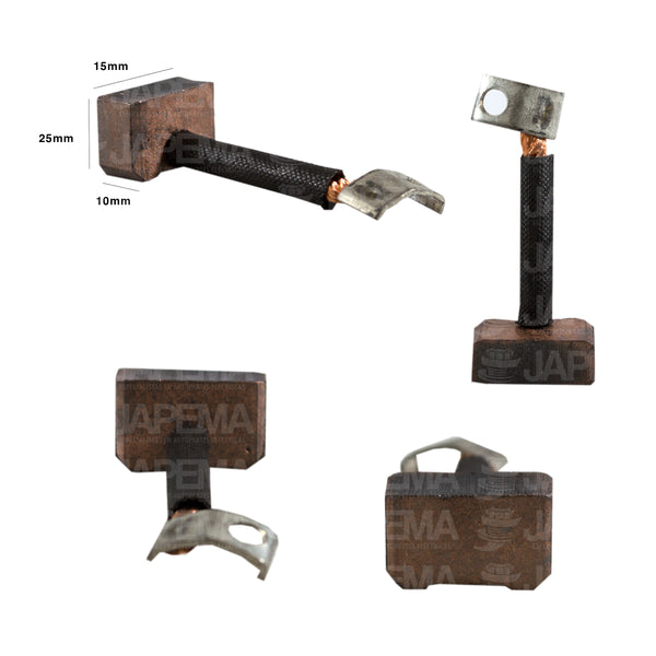 SKU12449 CARBON ARRANQUE BOSCH 107, PMGR 12V MARCA JAPEMA