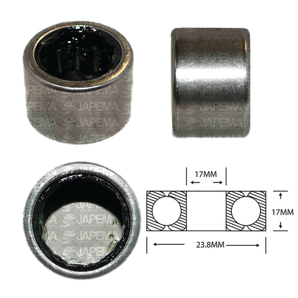 SKU2701 BALERO DE RODILLO ALTERNADORES DELCO 10SI, 12SI, 15SI, 17SI MARCA JAPEMA CHEVROLET