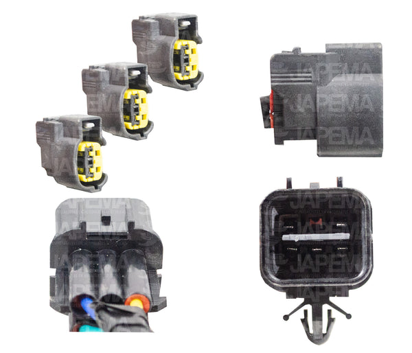 SKU2758 CONECTOR / ARNES KIT 4 CONECTORES 2 TERMINALES MARCA JAPEMA