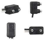 SKU2271 CONECTOR 2 TERMINALES PARA PLAFON REDONDO 2" Y 2.5" MARCA ECONOMICA