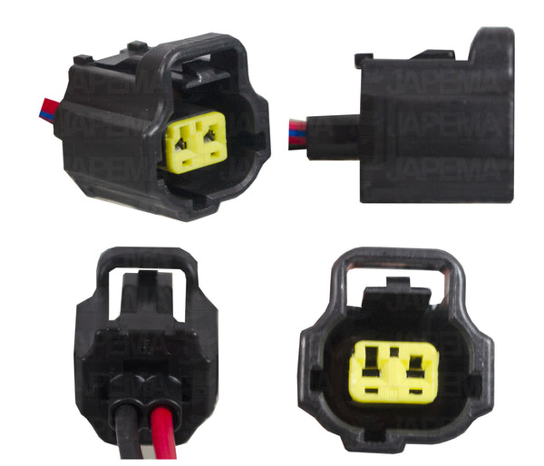 SKU11808 CONECTOR 2 TERMINALES SENSOR TEMPERATURA DE COMBUSTIBLE MARCA JAPEMA