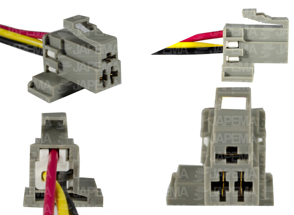 SKU12188 CONECTOR 3 TERMINALES PARA RELEVADOR DE CLAXON MARCA ECONOMICA