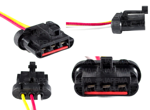 SKU3320 CONECTOR 3 TERMINALES  MARCA ECONOMICA