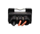 SKU4399 CONECTOR 3 TERMINALES PARA MOTOVENTILADOR 76091 MARCA ECONOMICA