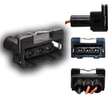 SKU4399 CONECTOR 3 TERMINALES PARA MOTOVENTILADOR 76091 MARCA ECONOMICA