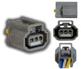 SKU6313 CONECTOR 3 TERMINALES BOBINA, SENSORES MARCA ECONOMICA