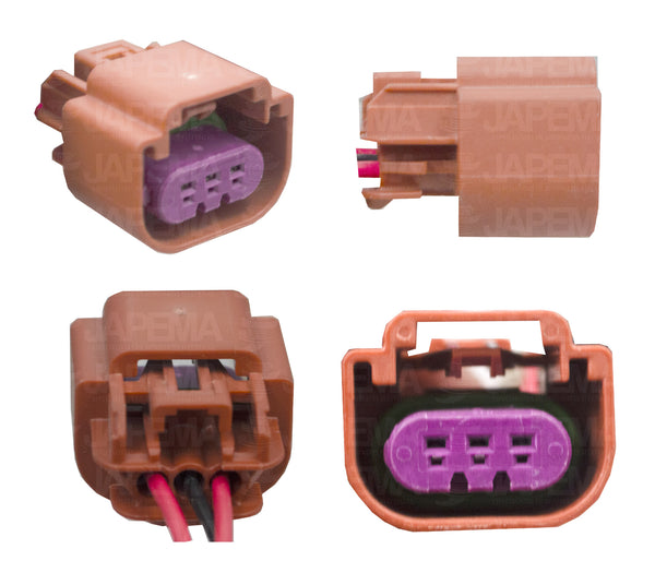 SKU7252 CONECTOR 3 TERMINALES SENSOR COMBUSTIBLE MARCA JAPEMA