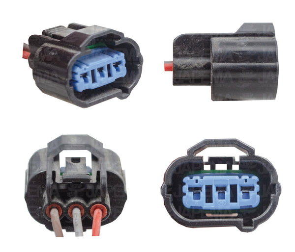 SKU3659 CONECTOR 3 TERMINALES SENSOR VSS DE VELOCIDAD MARCA JAPEMA