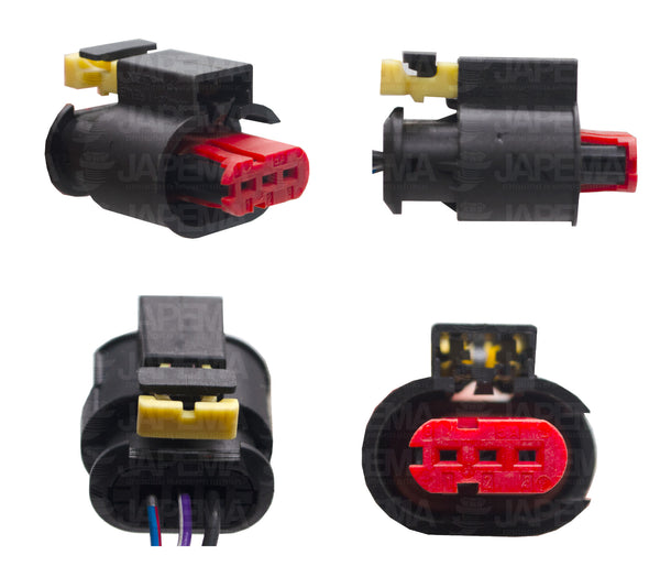SKU10360 CONECTOR 3 TERMINALES BOBINA MARCA ECONOMICA