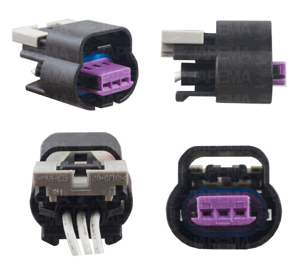 SKU11243 CONECTOR 3 TERMINALES BOBINA MARCA JAPEMA