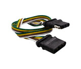 SKU9661 CONECTOR / ARNES 4 TERMINALES HEMBRA Y MACHO PARA REMOLQUE UNIVERSAL MARCA JAPEMA