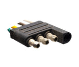 SKU13050 CONECTOR / ARNES 4 HEMBRA Y MACHO PARA REMOLQUE UNIVERSAL TERMINALES MARCA JAPEMA