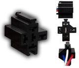SKU2436 CONECTOR 4 TERMINALES PARA RELEVADOR MARCA ECONOMICA