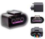 SKU9813 CONECTOR / ARNES 5 TERMINALES BOMBA DE GASOLINA VW MARCA ECONOMICA